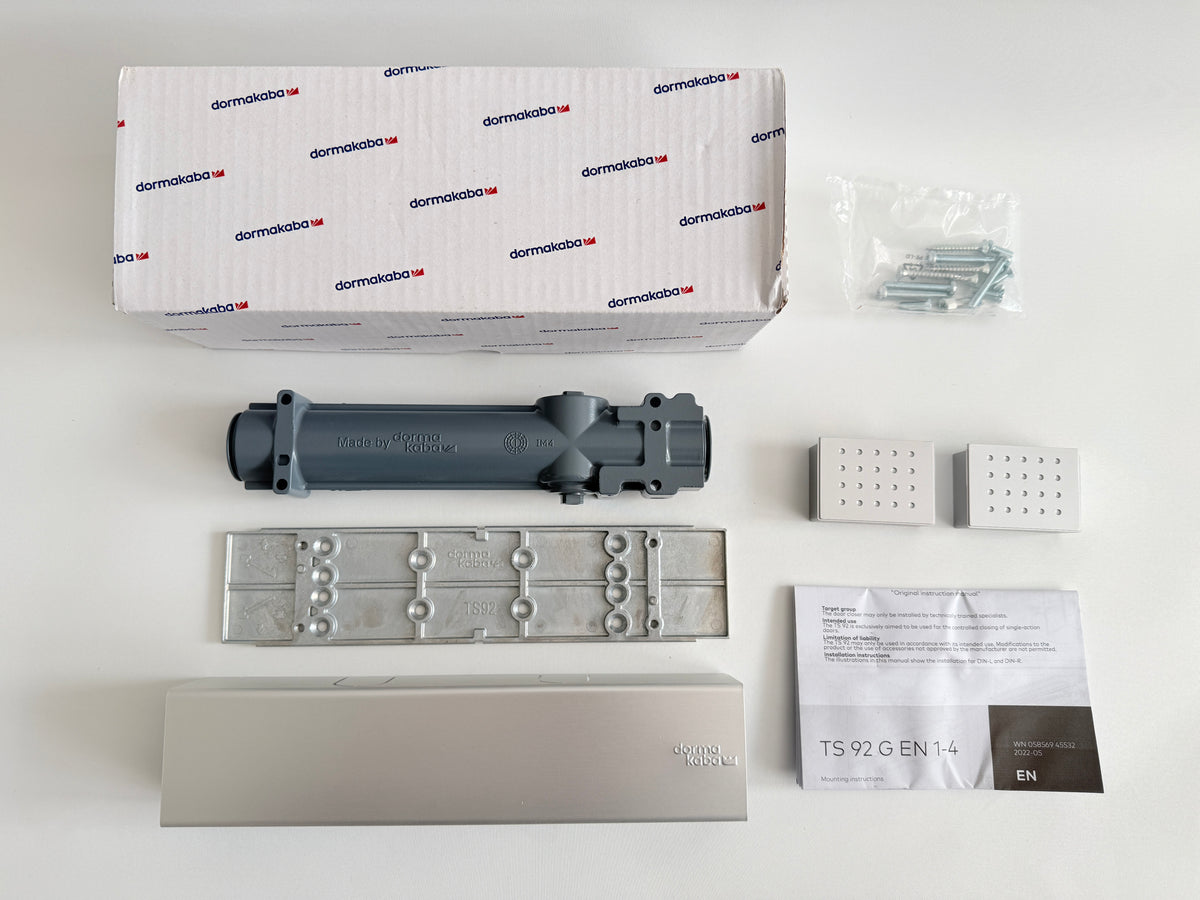 Dormakaba TS 92 G box contents