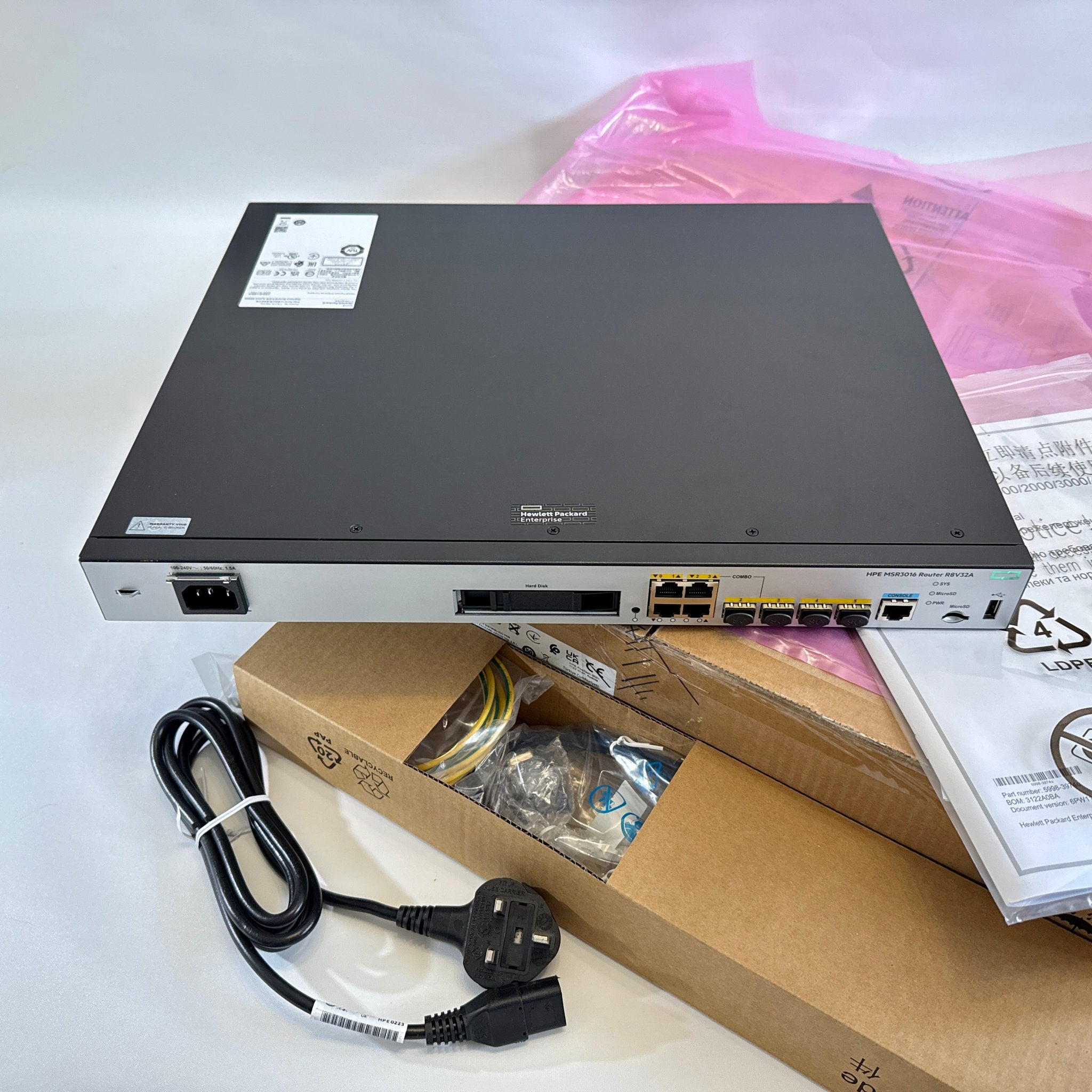 HPE Networking Comware Router AC MSR3016 R8V32A front