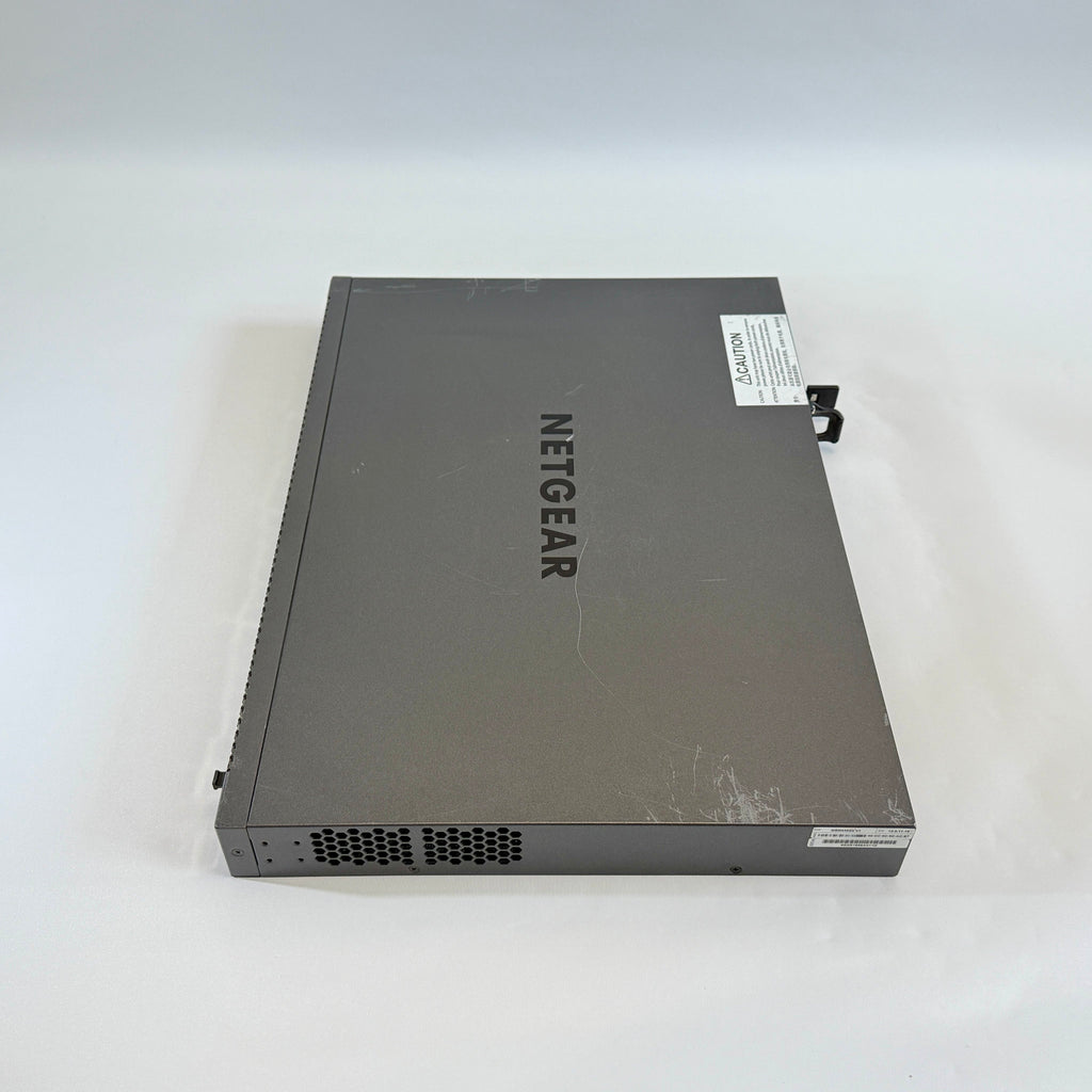 NETGEAR M4300-52G GSM4352S stackable Layer 3 fully managed Gigabit switch with 48 ports and 4 10G uplinks for ProAV-over-IP and enterprise networks