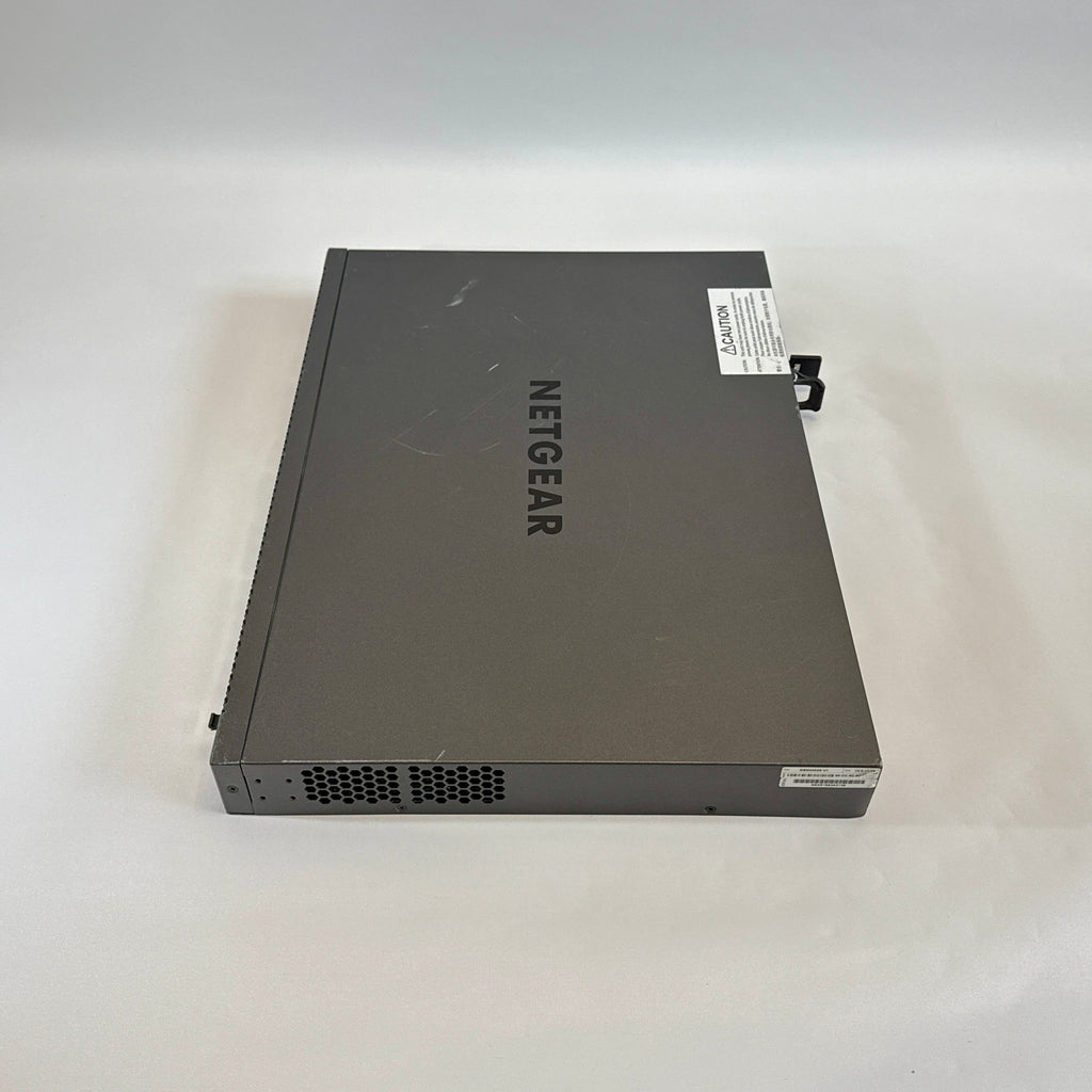 NETGEAR M4300-52G GSM4352S stackable Layer 3 fully managed Gigabit switch with 48 ports and 4 10G uplinks for ProAV-over-IP and enterprise networks