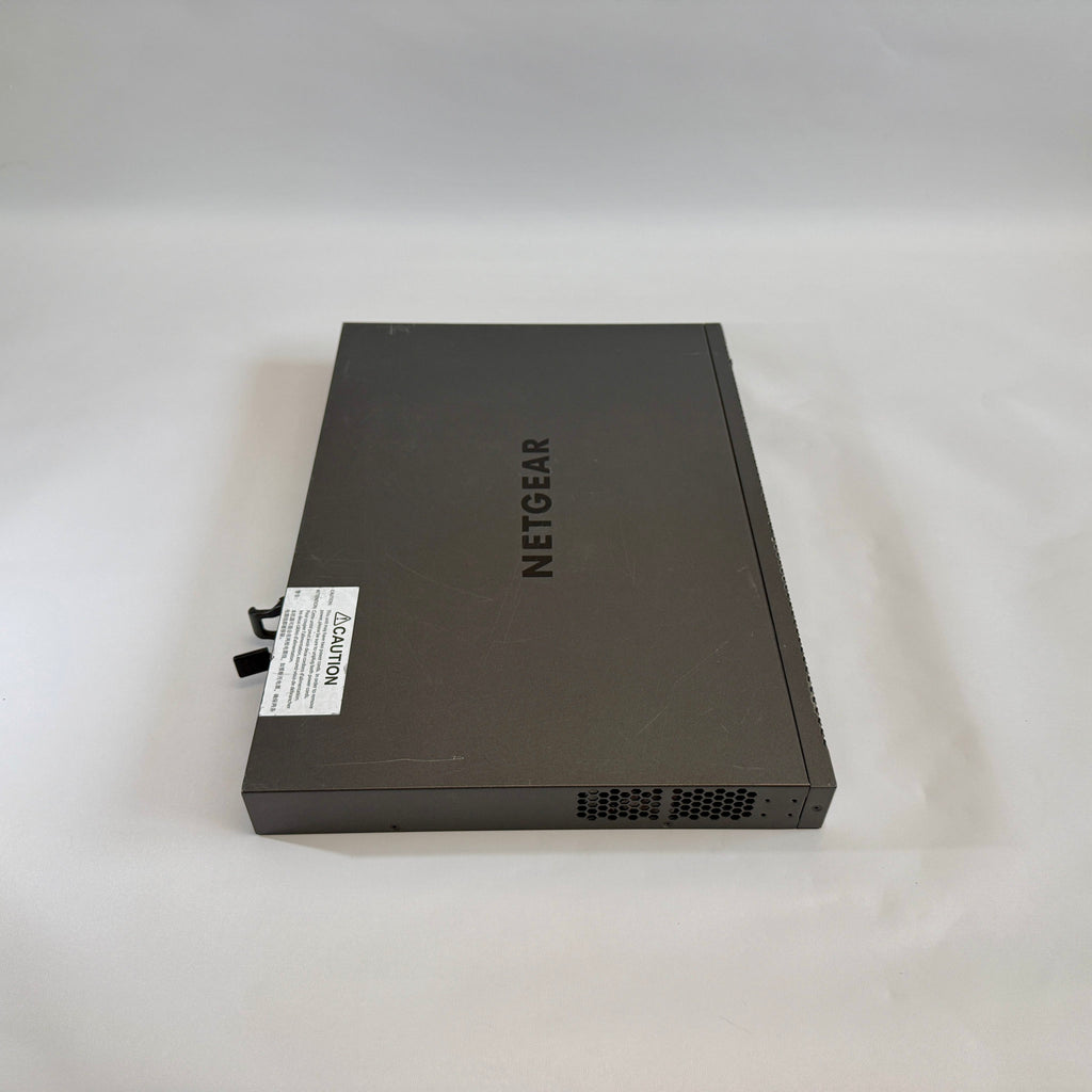 NETGEAR M4300-52G GSM4352S stackable Layer 3 fully managed Gigabit switch with 48 ports and 4 10G uplinks for ProAV-over-IP and enterprise networks