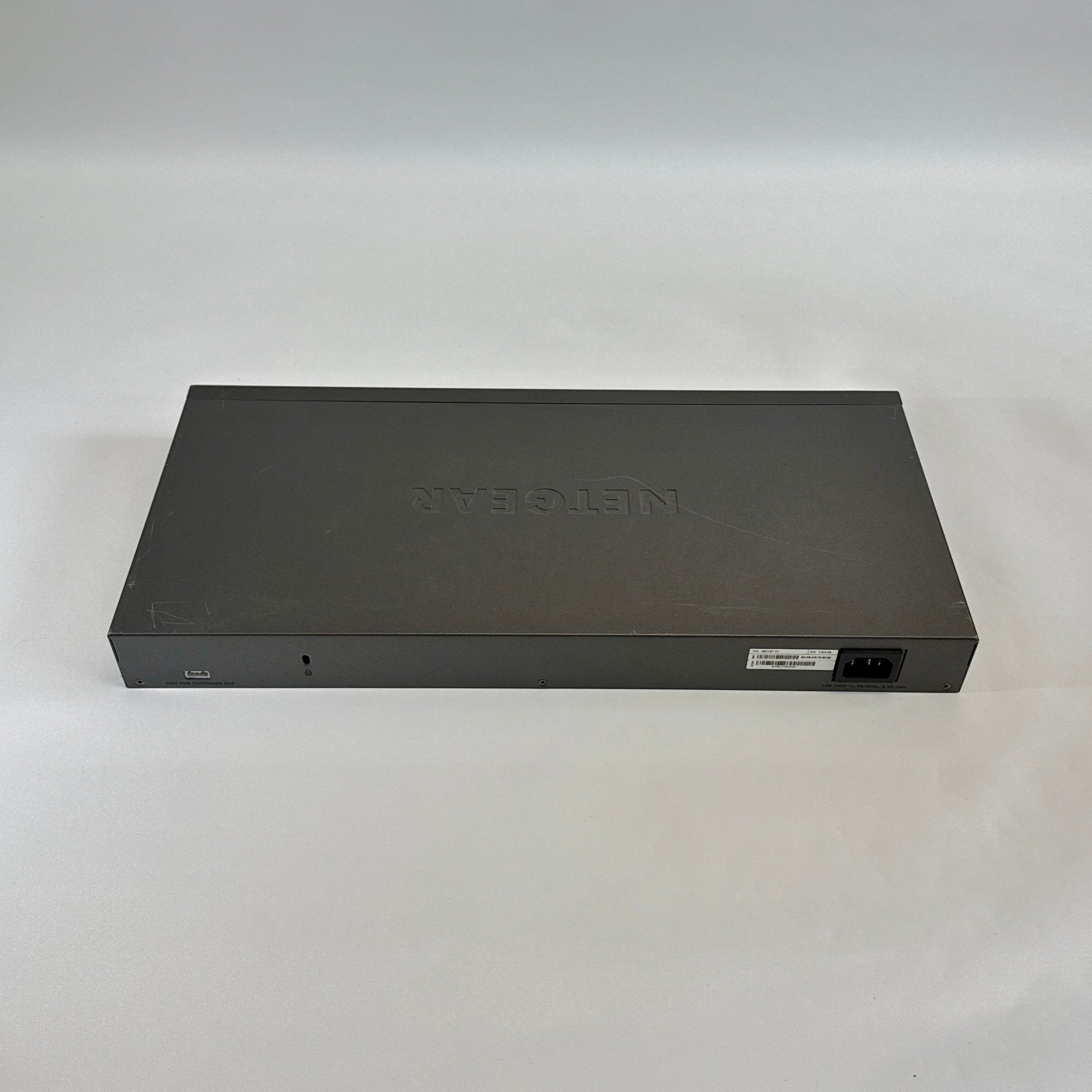 NETGEAR ProSAFE XS716T 16-Port 10G Smart Managed Switch with 2 Shared SFP+ Ports back